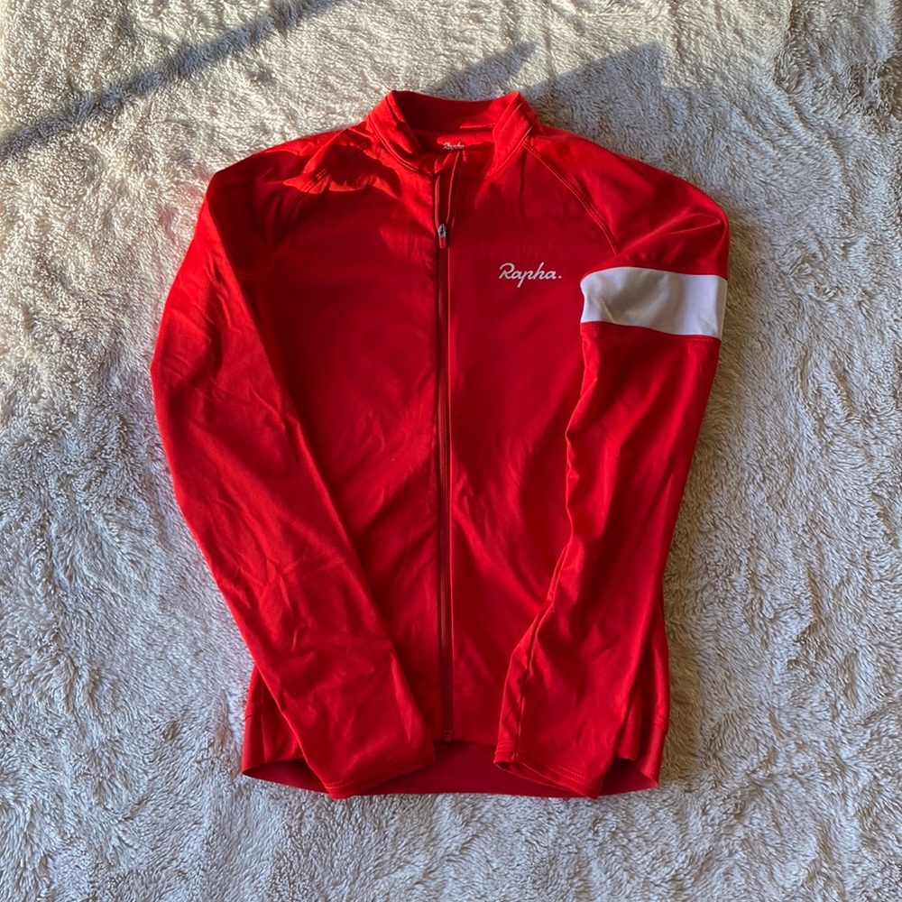 Rapha long sleeve insulated riding jersey